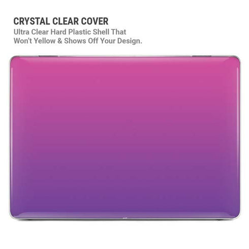 Purple Ombre MacBook Pro 14in (2021-24) Case plus Skin